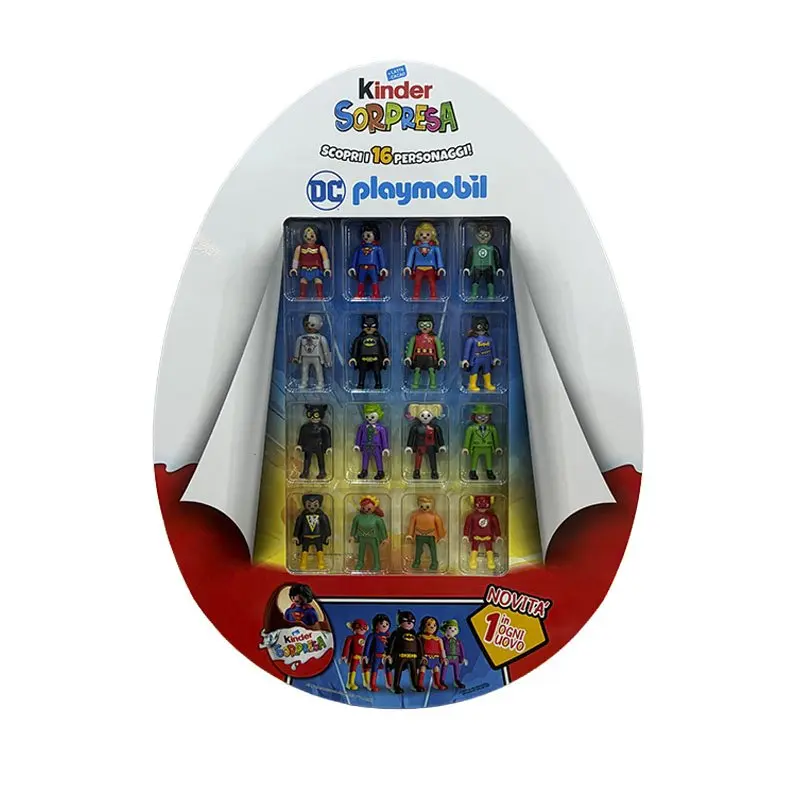 Playmobil Expositor Promocional Kinder Sorpresa Mini y DC Playmobil - Original