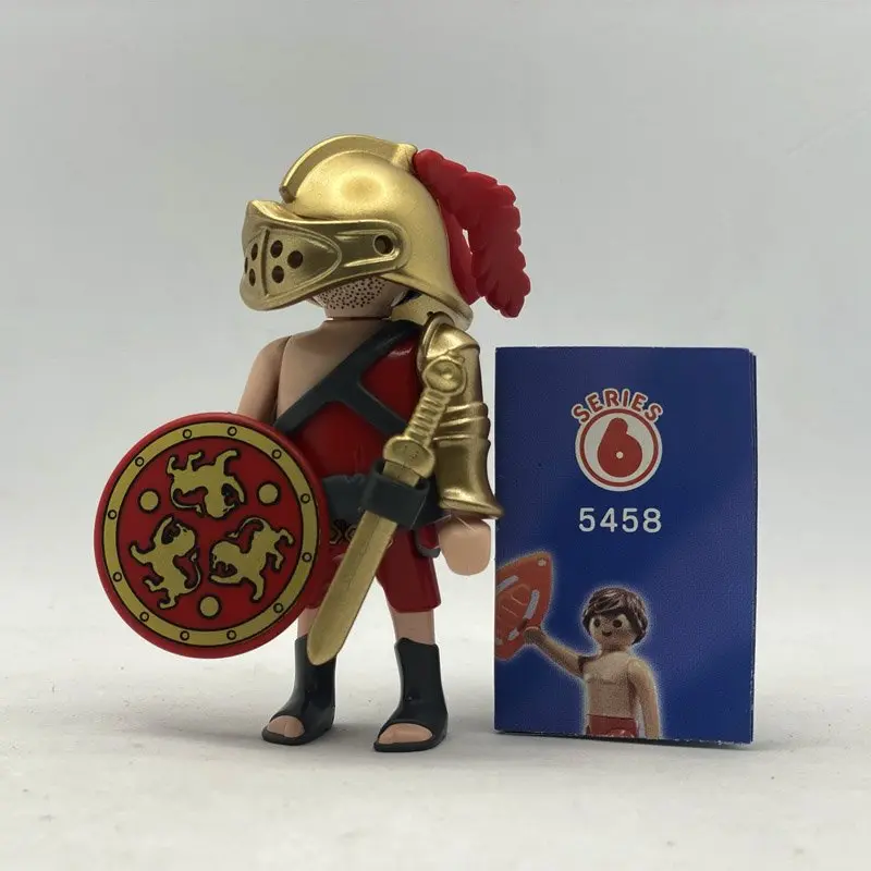 Playmobil Gladiador Rojo Serie 6 Chicos 5458