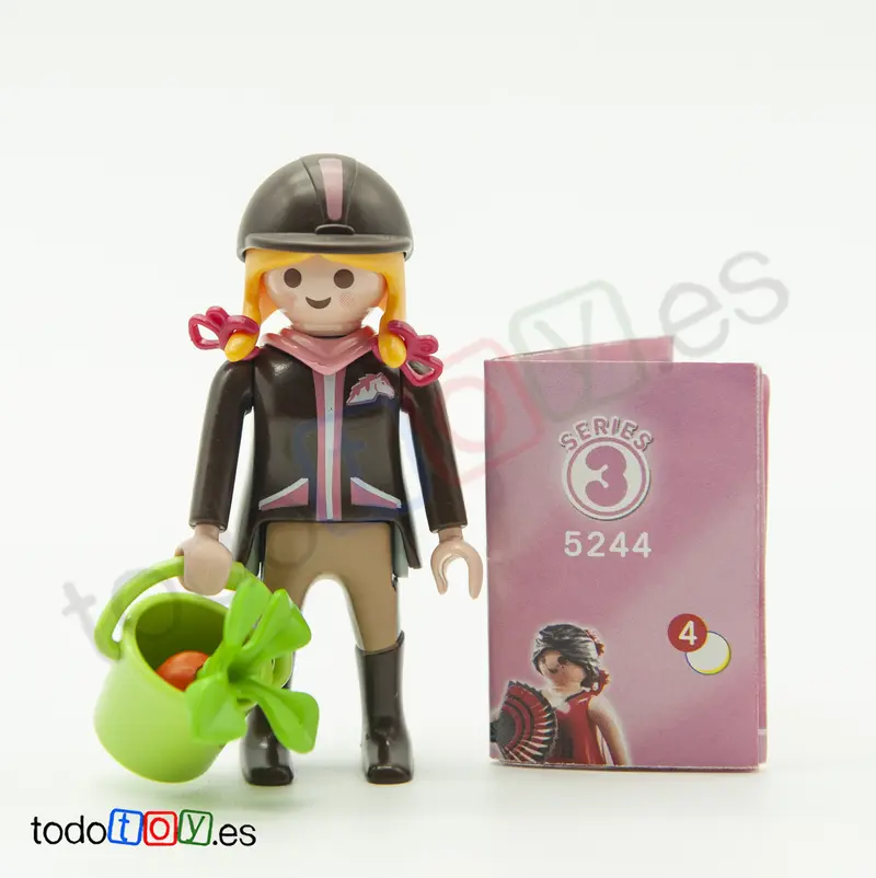 Playmobil Jinete Rubia Serie 3 Chicas 5244