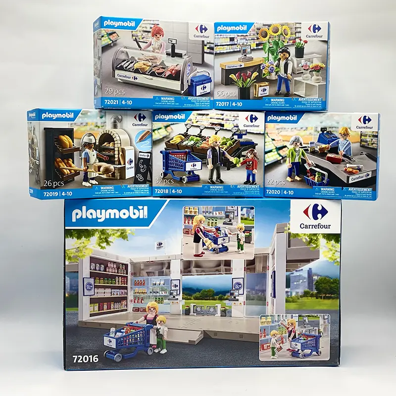 Playmobil Lote Promocional Completo Playmobil Carrefour (Ref. 72016-72021)
