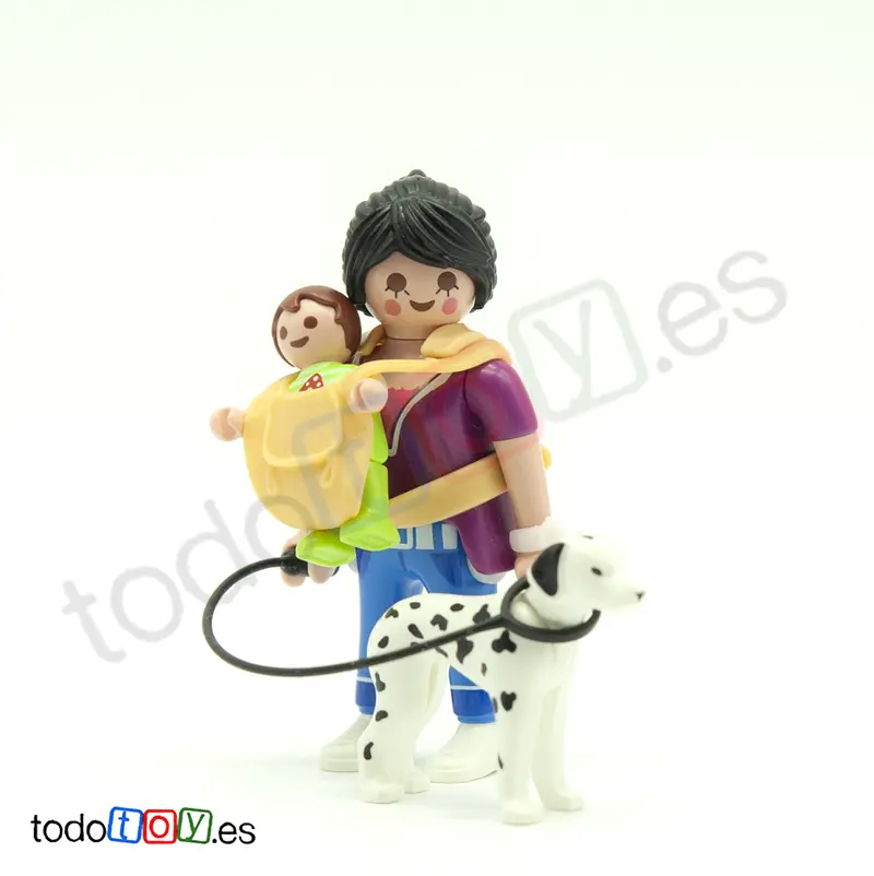 Playmobil Madre con Niño y Perro - 70154