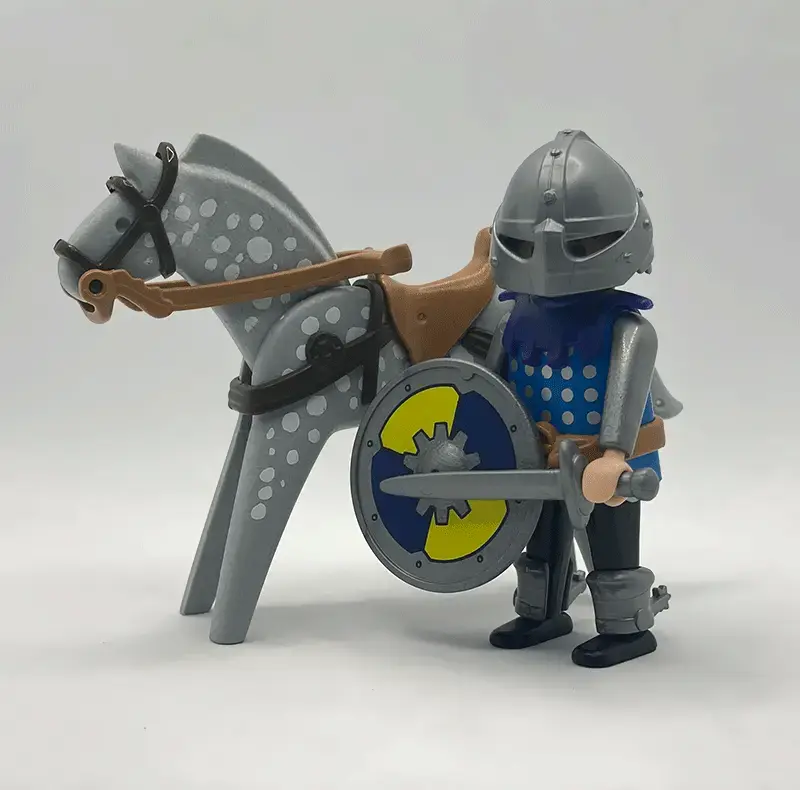 Playmobil Medieval Azul a Caballo FCO943