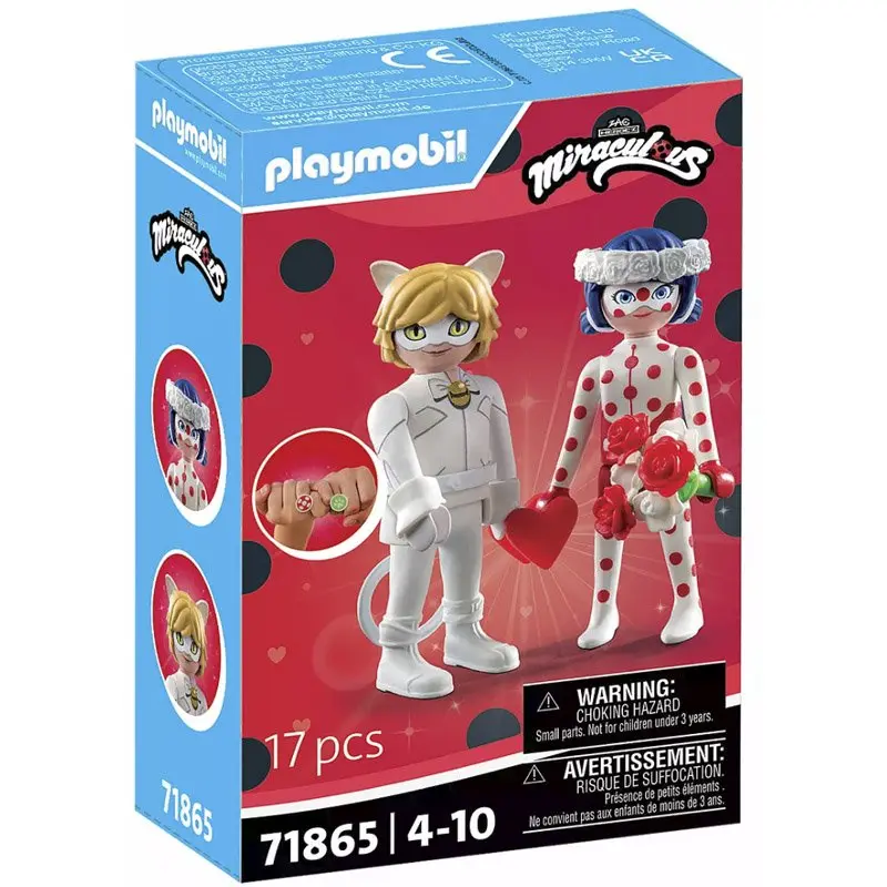 Playmobil Miraculous Ladybug & Cat Noir de Boda 71865
