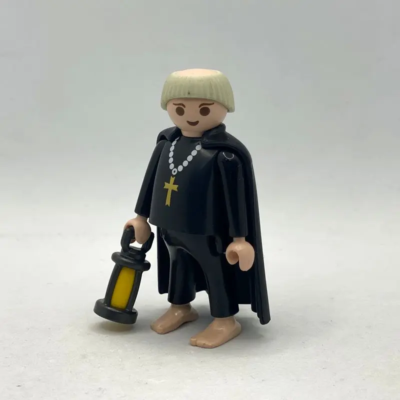 Playmobil Monje con Lámpara