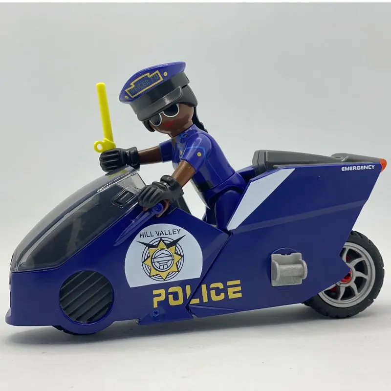 Playmobil Moto Policía Regreso Futuro