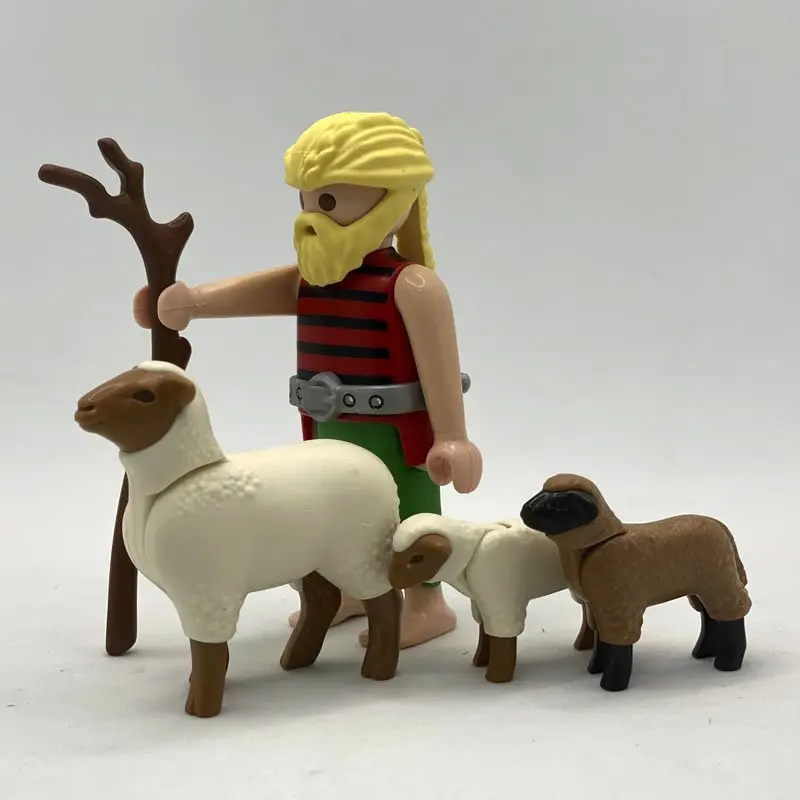 Playmobil Pastor Aldeano con Ovejas