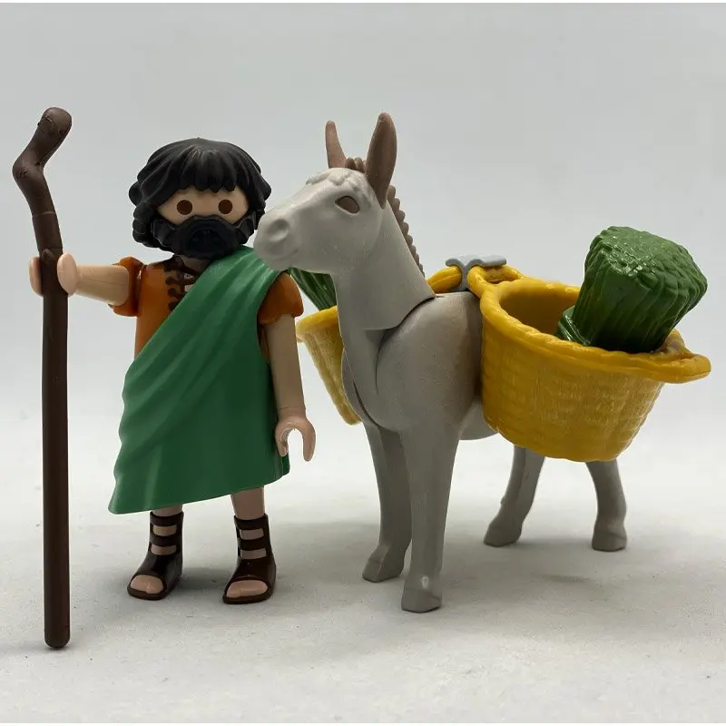 Playmobil Pastor con Burro y Alforjas FCO662