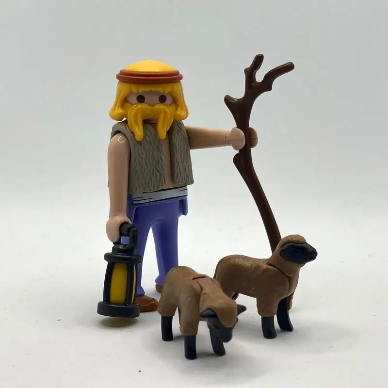 Playmobil Pastor con Farol y Corderos