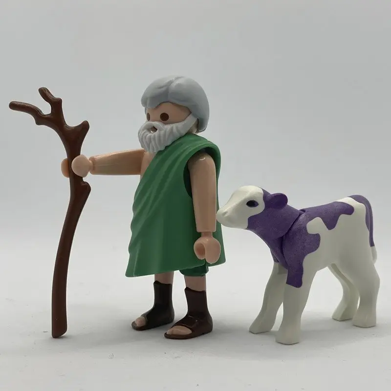 Playmobil Pastor con Ternero