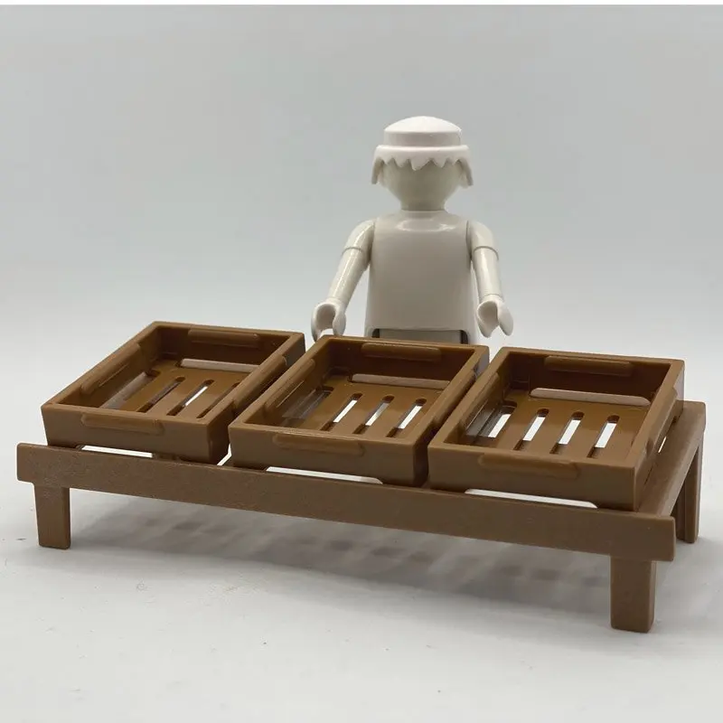 Playmobil Puesto de Mercado con 3 Cajas Pequeñas OTR033