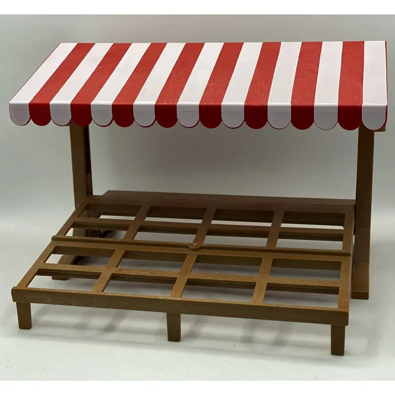 Playmobil Puesto de Mercado con Toldo Rojo y Blanco OTR028