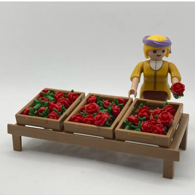 Playmobil Puesto de Mercado de Flores con Florista FCO307