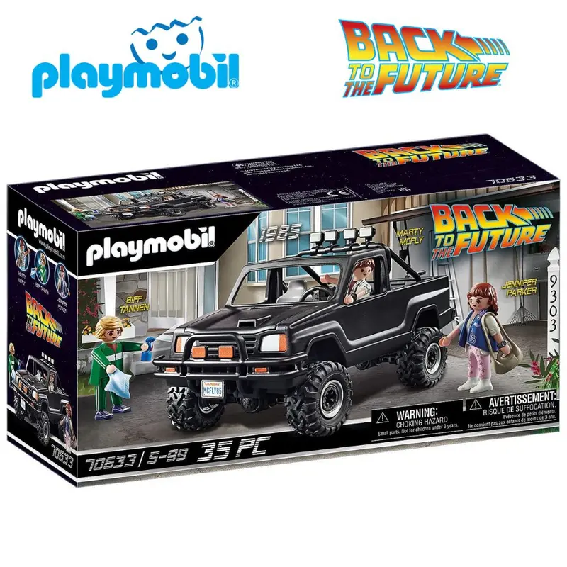 Playmobil Regreso al Futuro camioneta pick-up de Marty McFly (70633)