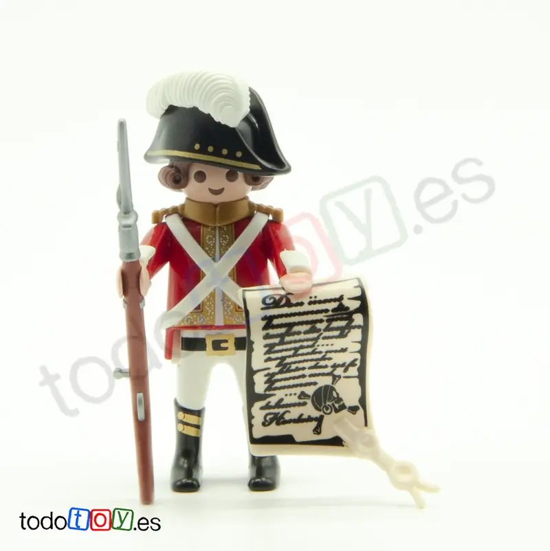 Playmobil Soldado Inglés con Escrito FCO074