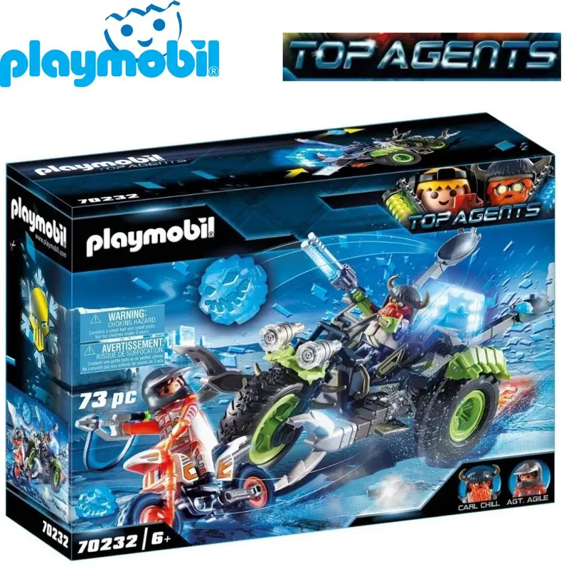 Playmobil Top Agents Arctic Rebels triciclo de hielo (70232)