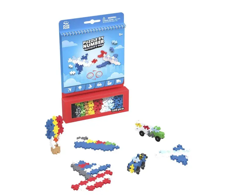 Plus plus Activity Pad - Transportes