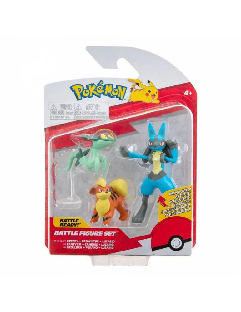 Pokémon Pack de 3 Figuras