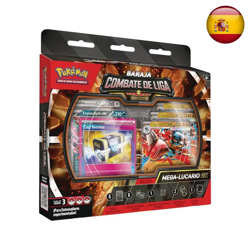 Pokémon TCG - Baraja Combate de Liga Mega Lucario ex (Español)