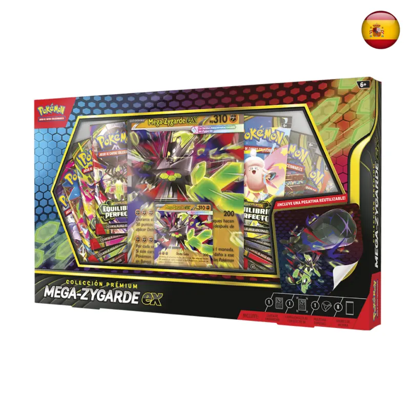 Pokémon TCG - Equilibrio Perfecto - Colección Prémium Mega‑Zygarde ex (Español)