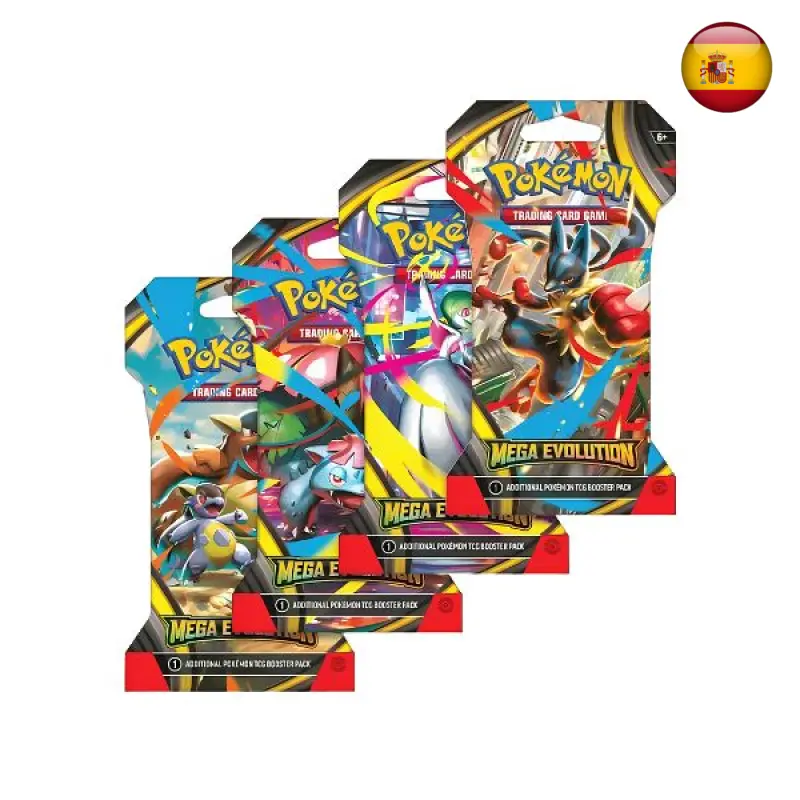 Pokémon TCG - Megaevolución sobre emblistado (Español)