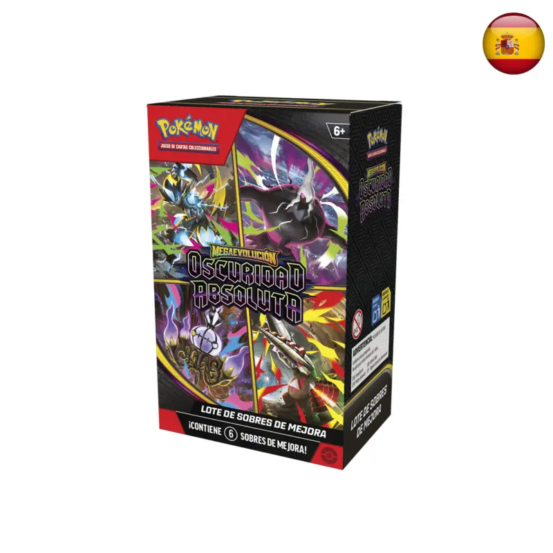 Pokémon TCG - Oscuridad Absoluta - Lote de sobres de mejora (Español)