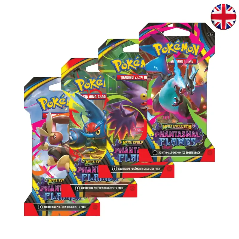 Pokémon TCG - Phantasmal Flames Sleeved Booster (Inglés)