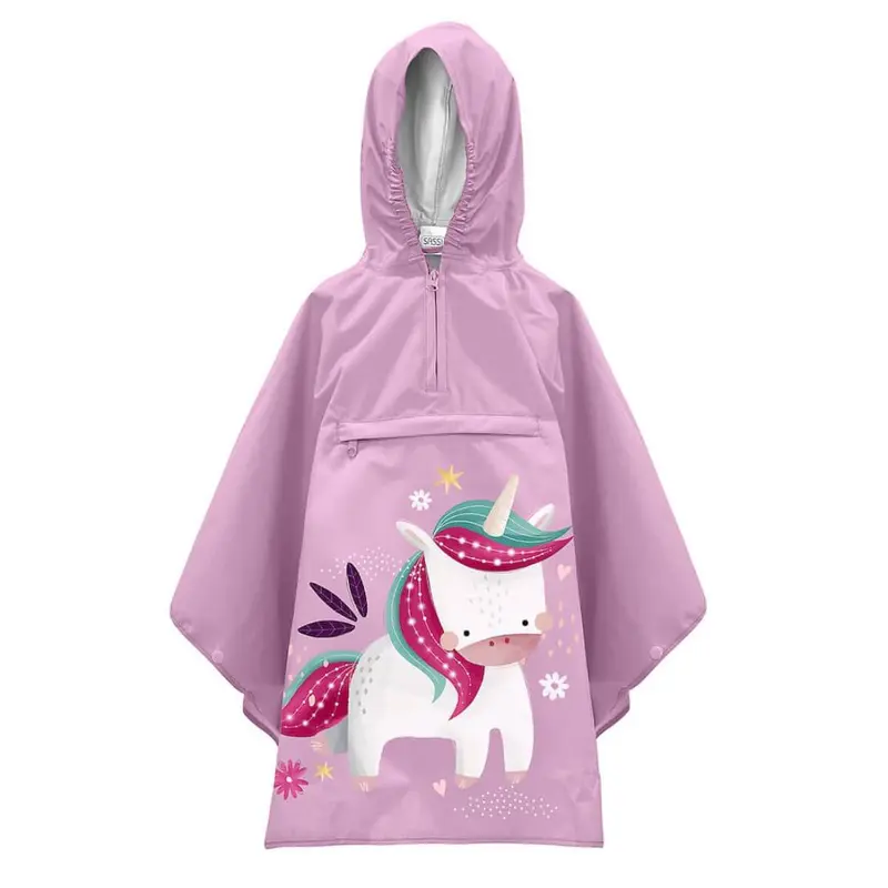 Poncho Impermeable infantil - Sparkly el Unicornio