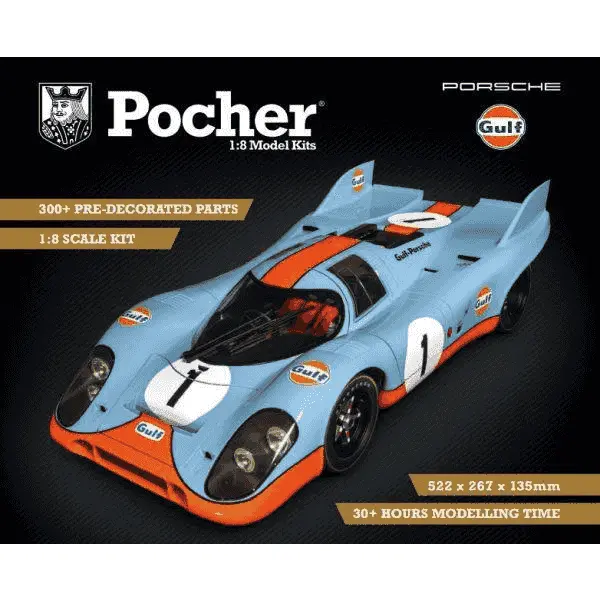 Porsche 917k Gulf Edition Kit de Montaje