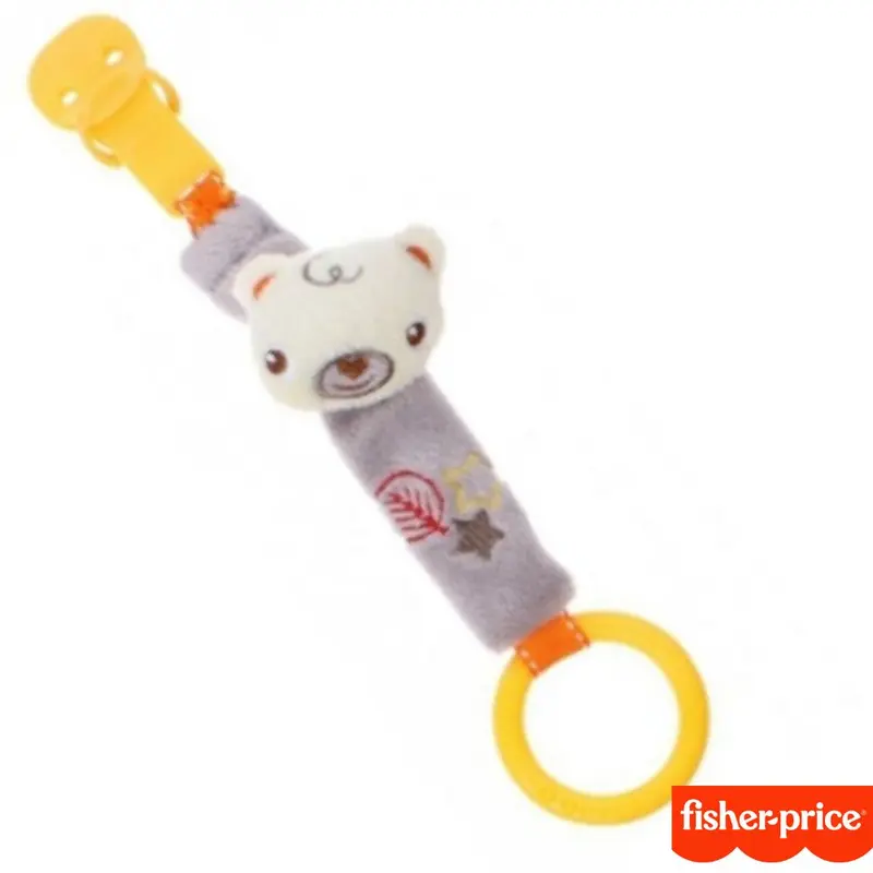 Portachupete peluche oso Fisher Price 22 cm. bebes recien nacidos