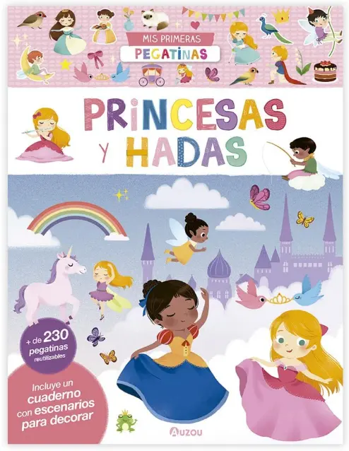 Princesas y Hadas - Libro de Pegatinas - Auzou