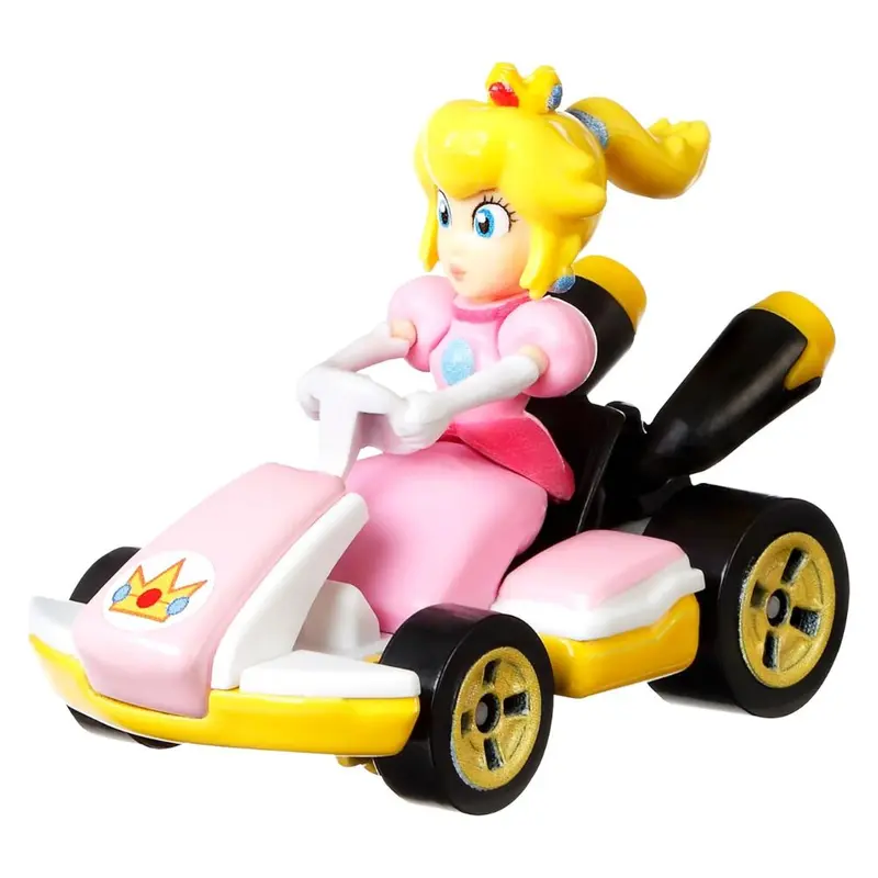 Princess Peach Standart Kart Mario Kart Hot Wheels (GBG28)