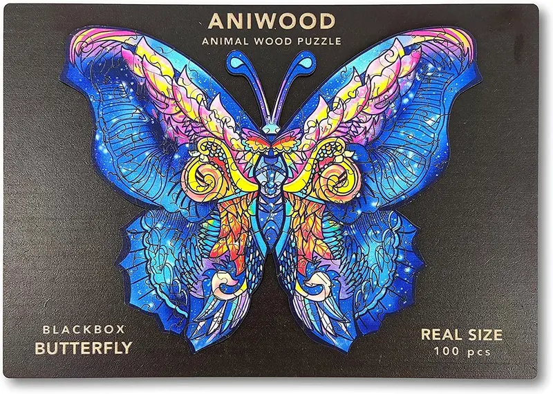 Puzle de Madera Mariposa Aniwood Tamaño S - Ref. 2321