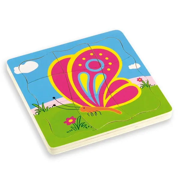 Puzle evolución de mariposa - andreu toys