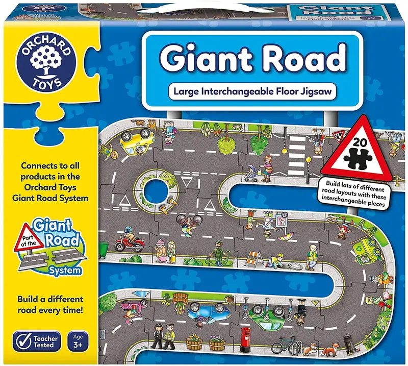 Puzle Gigante de Carreteras Orchard Toys – 20 Piezas XXL
