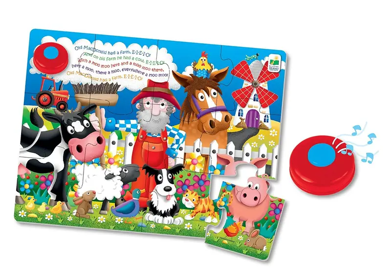 Puzle musical granja