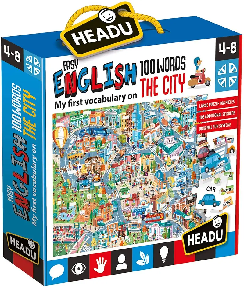 Puzle the city 100 palabras en inglés - headu