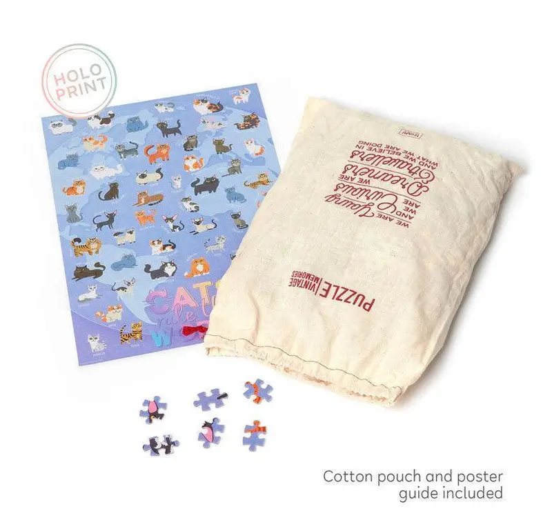 Puzzle 1000 piezas Gatos del mundo