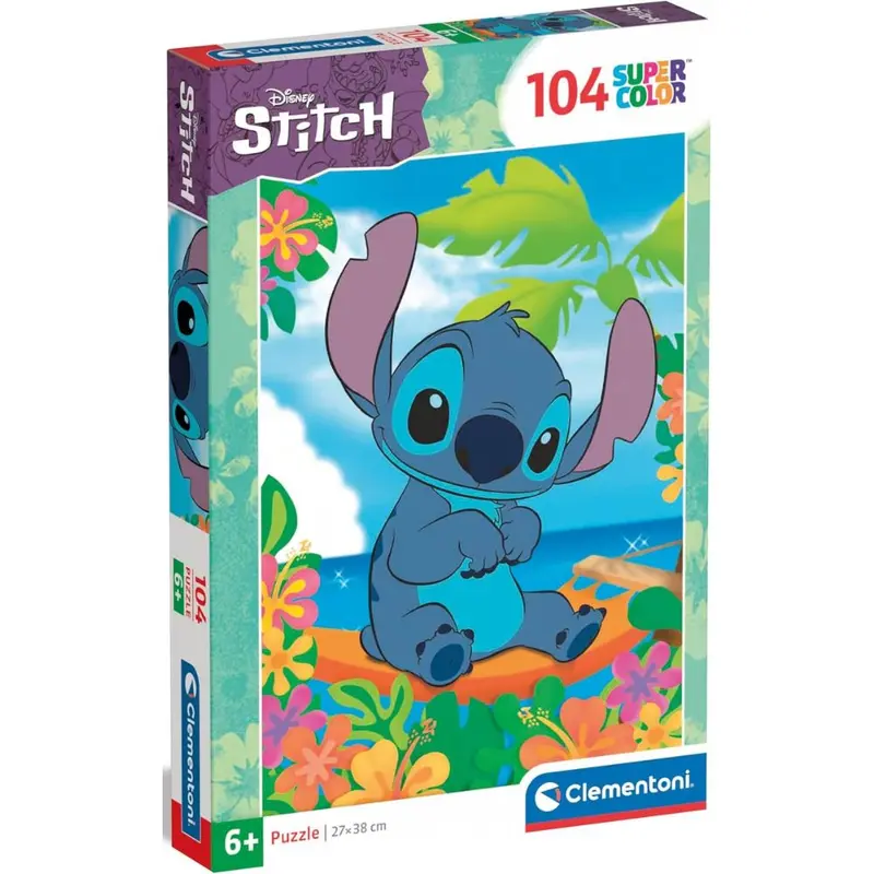 Puzzle 104 piezas Stitch Disney Clementoni