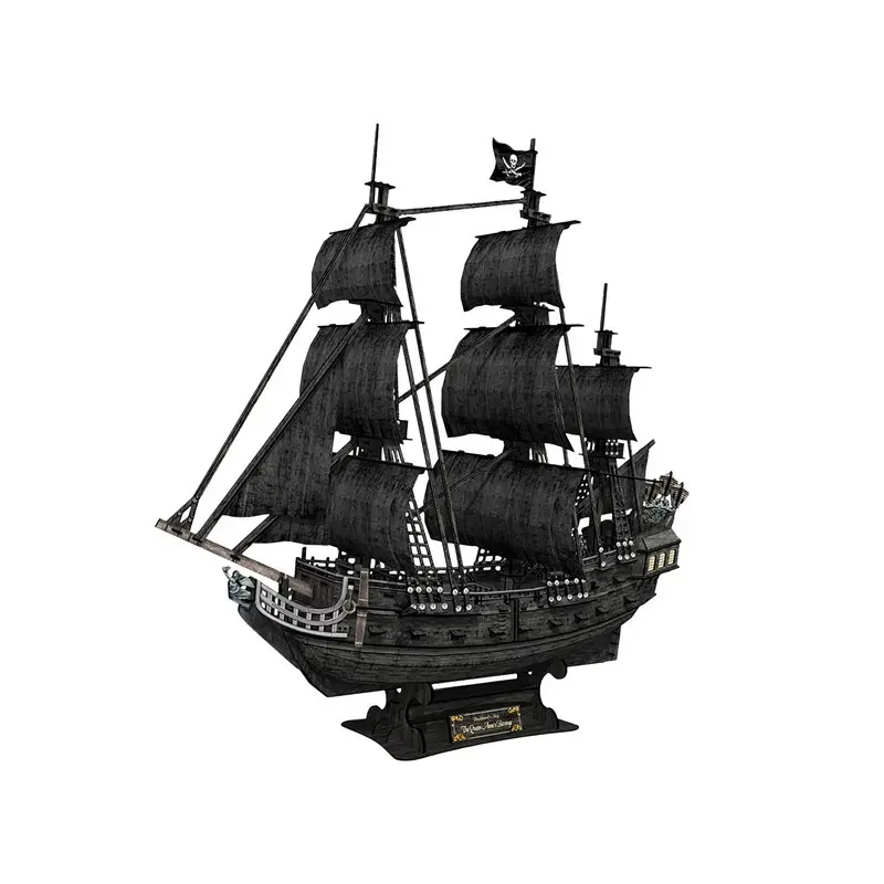 Puzzle 3d barco pirata queen anne's - worldbrands