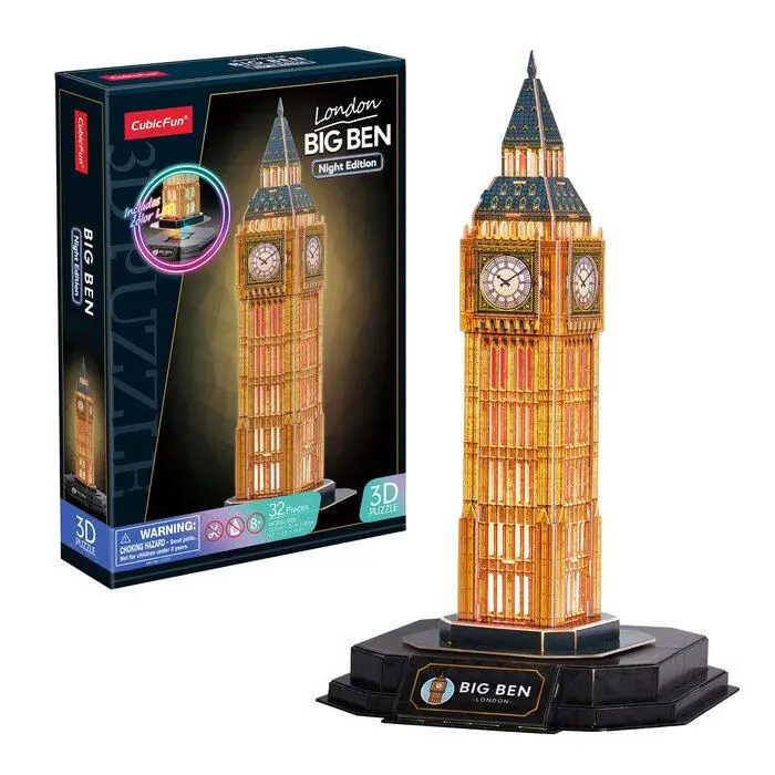 Puzzle 3d big ben led night edition - worldbrands mn803417
