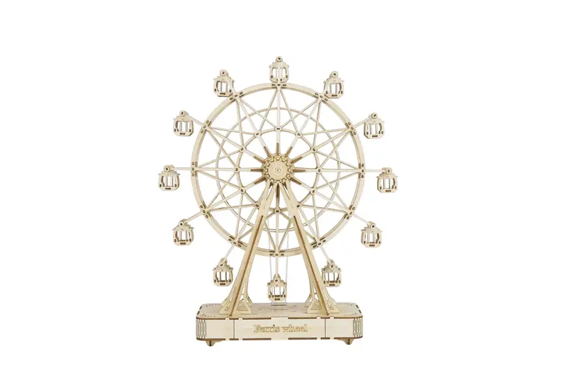 Puzzle 3D de madera Rolife - Ferris Wheel Mechanical Music Box - Caja de música