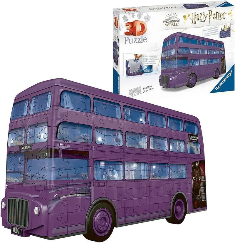 Puzzle 3d harry potter knight bus challenger + 8 años - ravensburger