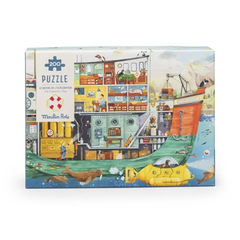 Puzzle barco El Explorador (200 piezas).