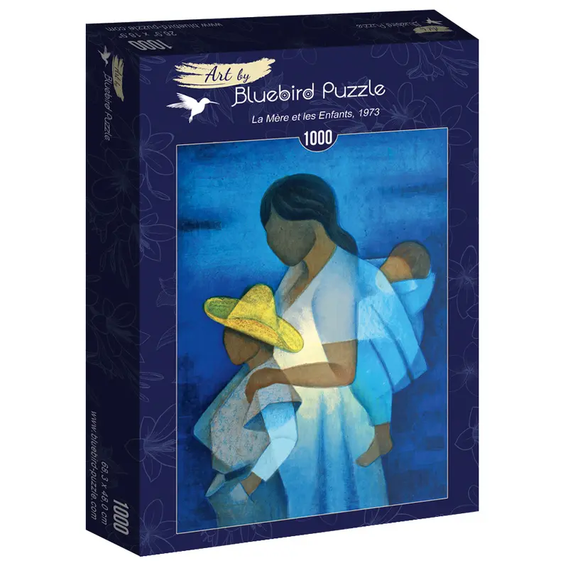 Puzzle Bluebird Puzzle - Louis Toffoli - La Mère et les Enfants, 1973. 1000 piezas