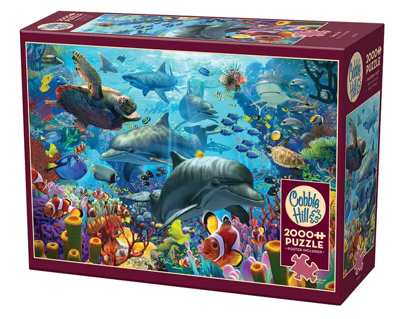 Puzzle Cobble Hill - Coral Sea. 2000 piezas