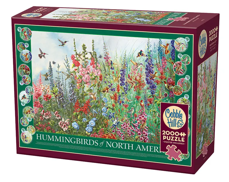 Puzzle Cobble Hill - Hummingbirds of North America. 2000 piezas