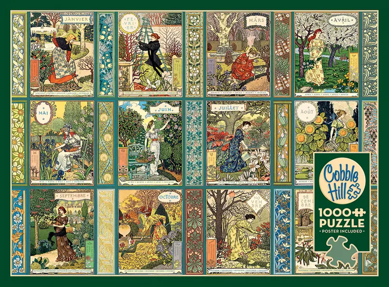 Puzzle Cobble Hill Jardiniere - A Gardener's Calendar. 1000 piezas