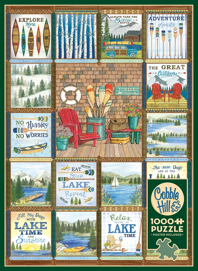 Puzzle Cobble Hill Lake Country. 1000 piezas