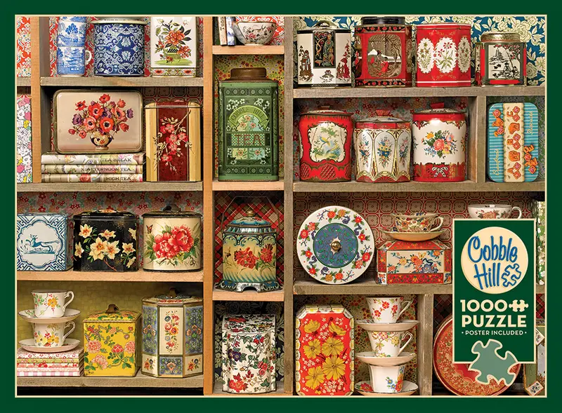 Puzzle Cobble Hill Vintage Tins. 1000 piezas