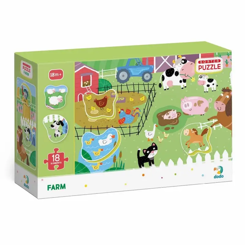 Puzzle con formas La Granja